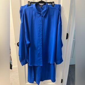 Elegant Blue Women's Jumpsuit